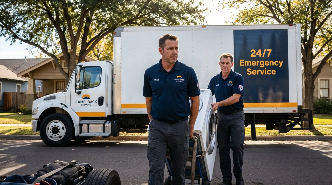 CamelBack Moving crew loading furniture in New Port Richey, FL